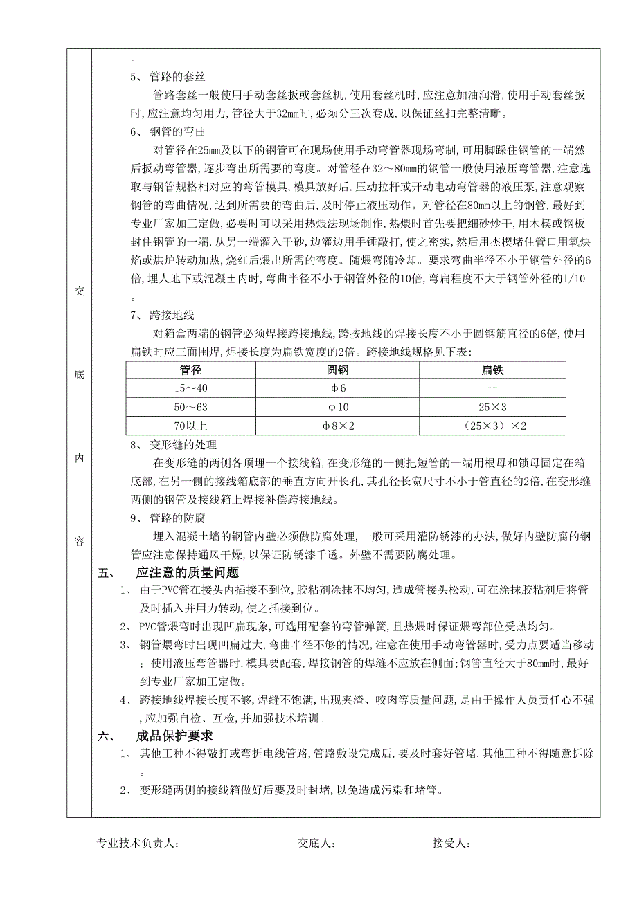 建筑电气工程技术交底_第4页