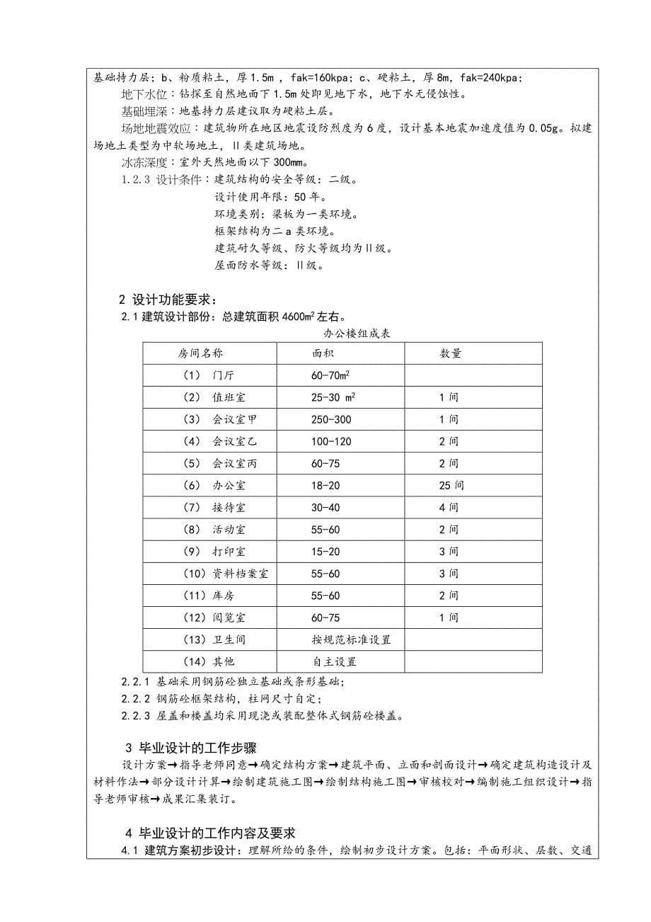 【5层】4300平米农业局办公楼毕业设计_第5页