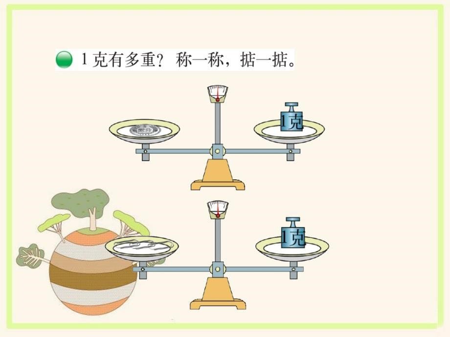 北师大三年级数学下册第四单元千克、克、吨_第5页