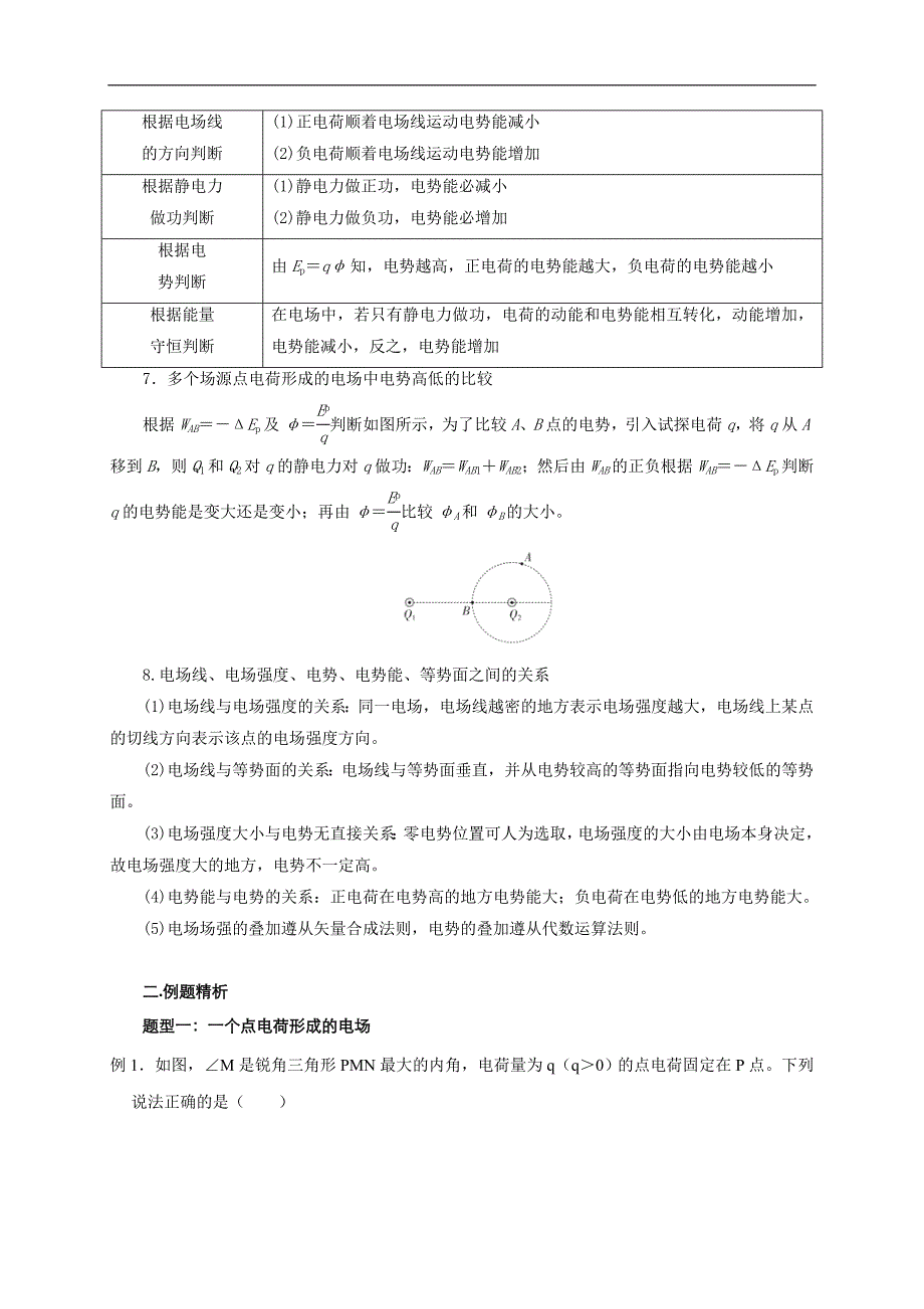 新高考物理一轮复习刷题练习第52讲 非匀强电场中的场强、电势、电势能的定性分析与定量计算（含解析）_第4页