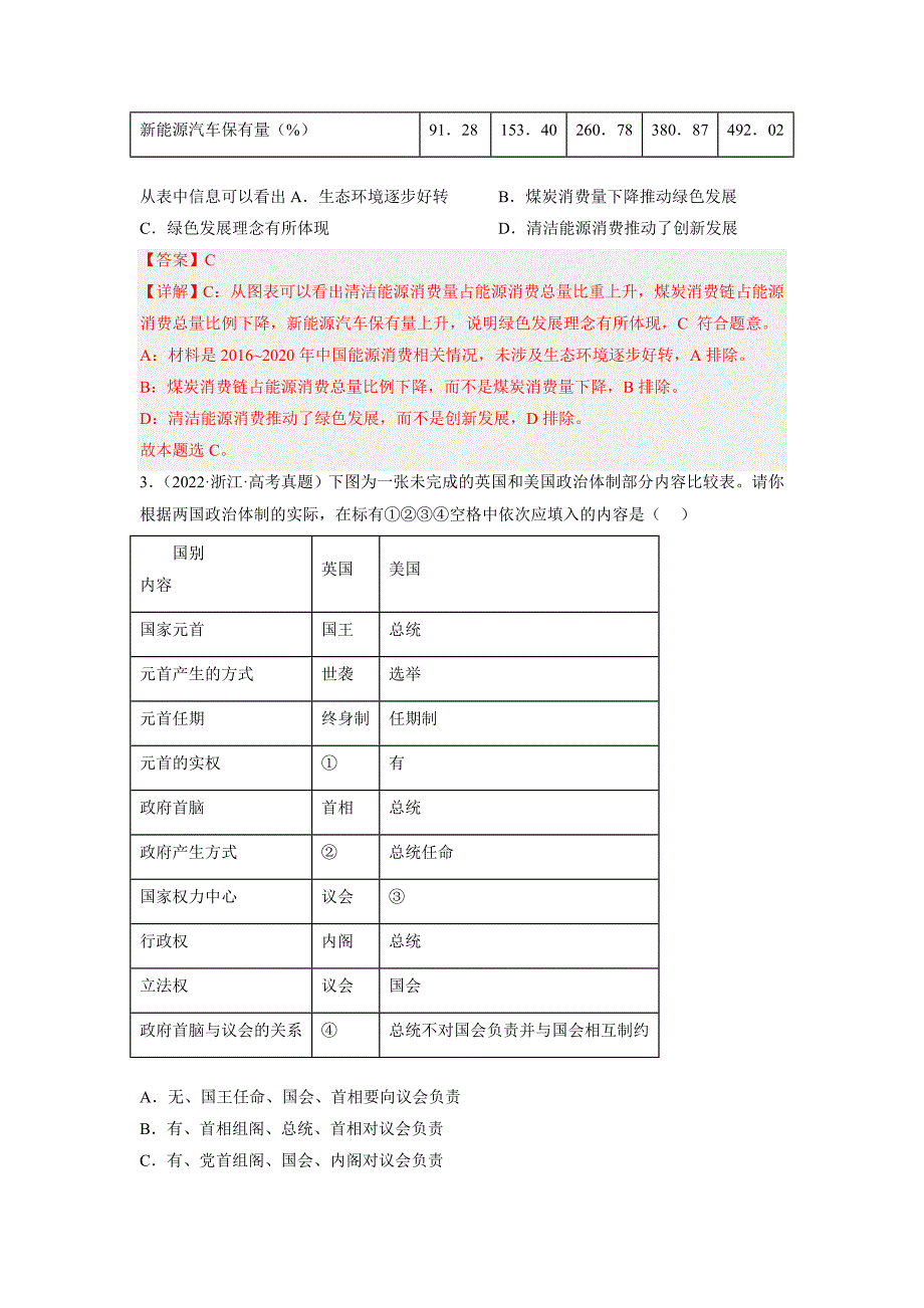 新高考政治二轮复习题型归纳与变式演练题型三 图文类选择题 精品练习（含解析）_第2页