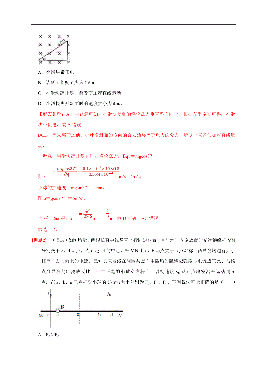 新高考物理三轮冲刺知识讲练与题型归纳专题20磁场对运动电荷的作用（含解析）_第2页