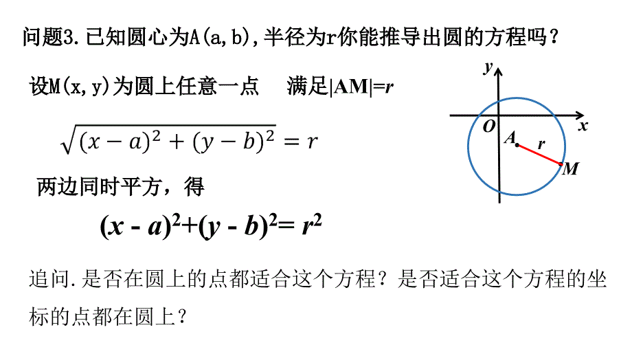 数学人教A版（2019）选择性必修第一册2.4.1圆的标准方程_第3页