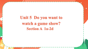 2022-2023学年人教版英语八年级上册Unit5SectionA1a-2d课件