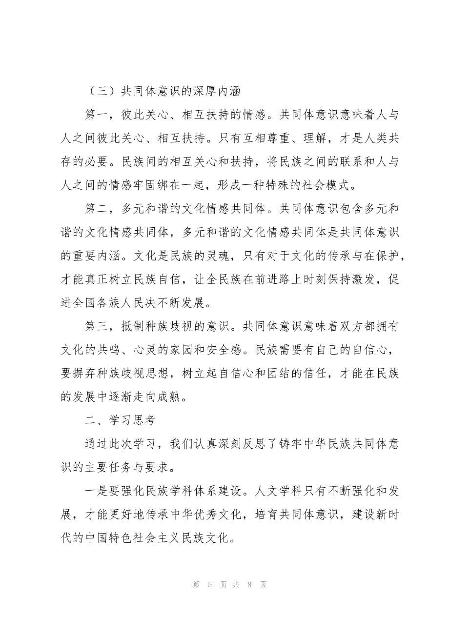 铸牢中华民族共同体党课_第5页