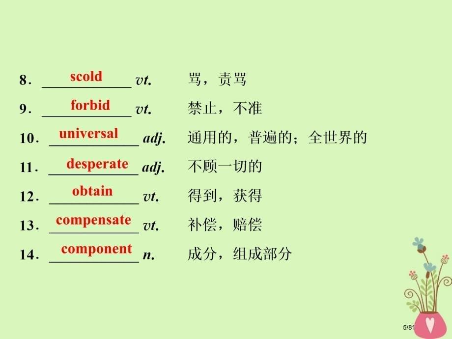 高考英语复习-Unit-17-Laughter-选修科目市赛课公开课一等奖省名师优质课获奖PPT课件_第5页