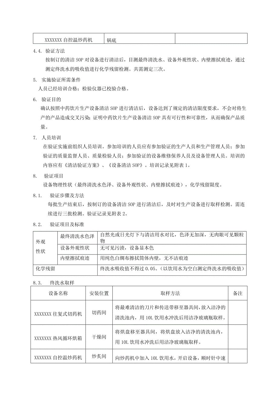 【最新】毒性饮片生产线清洁验证方案_第2页