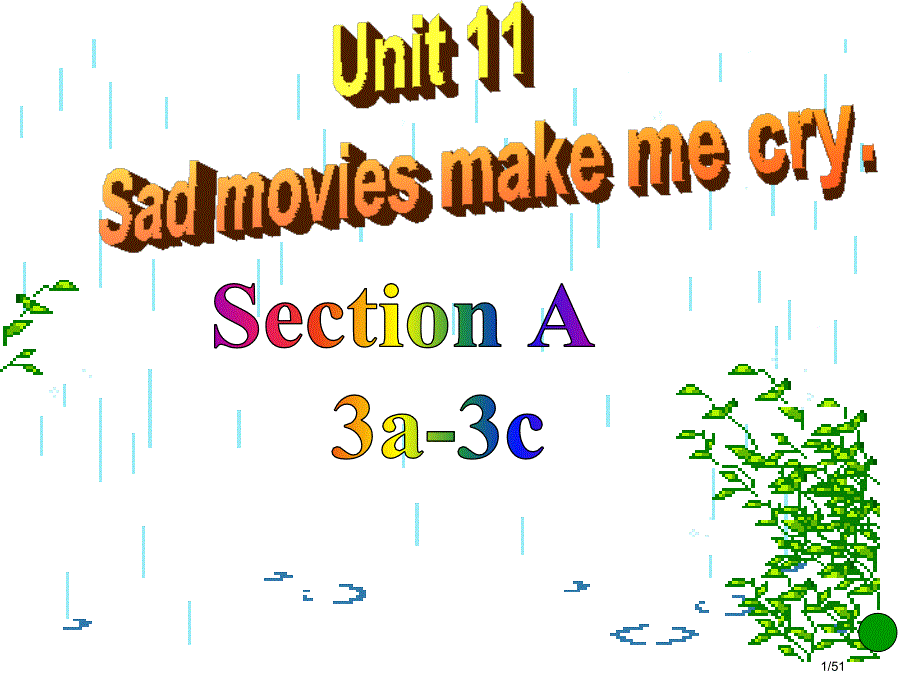 Unit11Sad-movies-make-me-cry--sectionA-3a3c市公开课一等奖_第1页