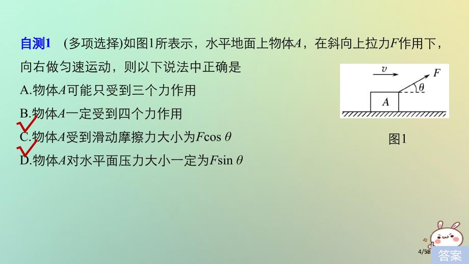 高考物理复习第二章相互作用专题强化二受力分析共点力的平衡市赛课公开课一等奖省名师优质课获奖PPT课件_第4页