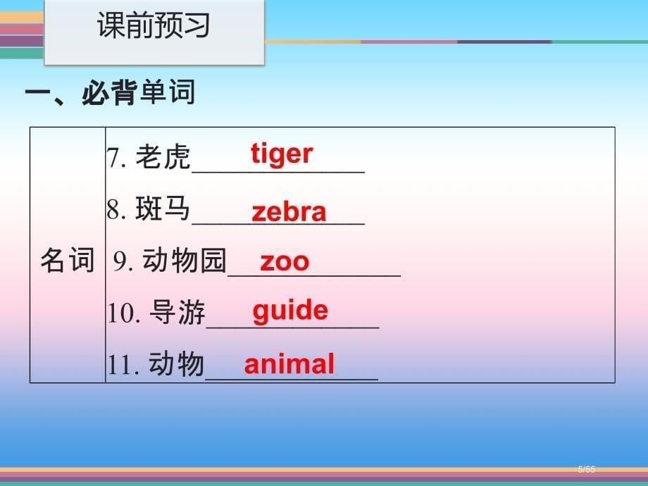 七年级英语上册-Module-6-A-trip-to-the-zoo-Unit-1-Does-it-_第5页