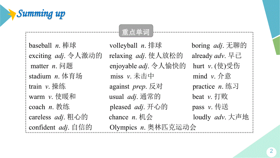 Revision+for+Module+3 外研版初中英语八年级上册_第2页