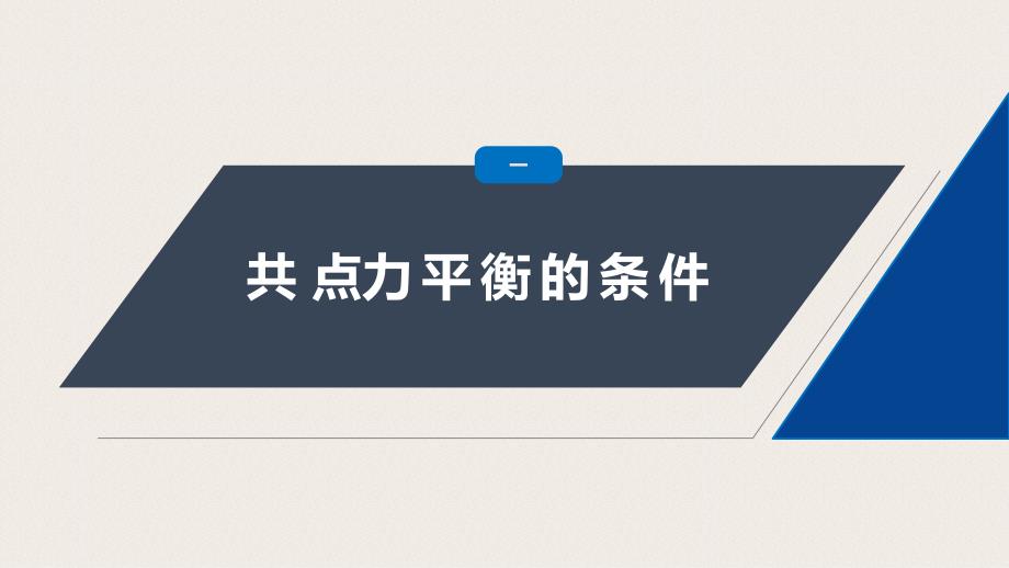 【高中物理】2023-2024学年人教版必修第一册 共点力平衡的条件 三力平衡第1课时课件_第4页