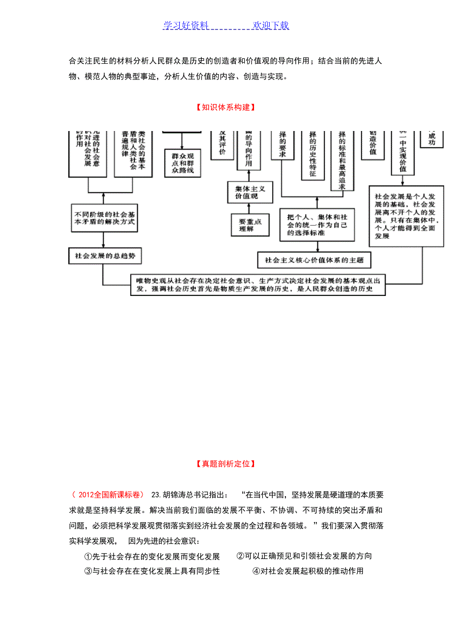 高考政治二轮复习资料专题 认识社会与价值选择教师1高考_第2页