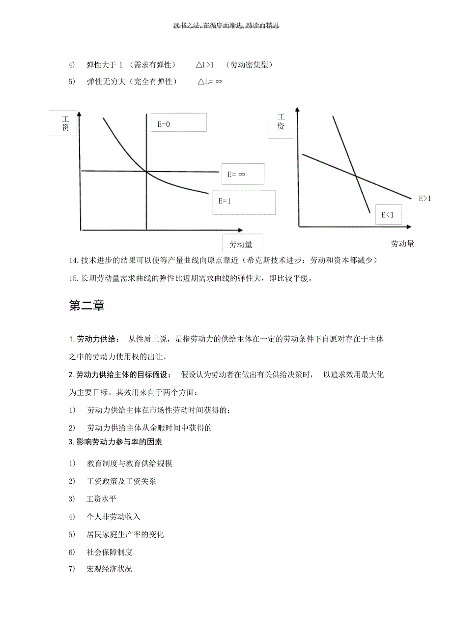 劳动经济学复习资料经济学_第3页