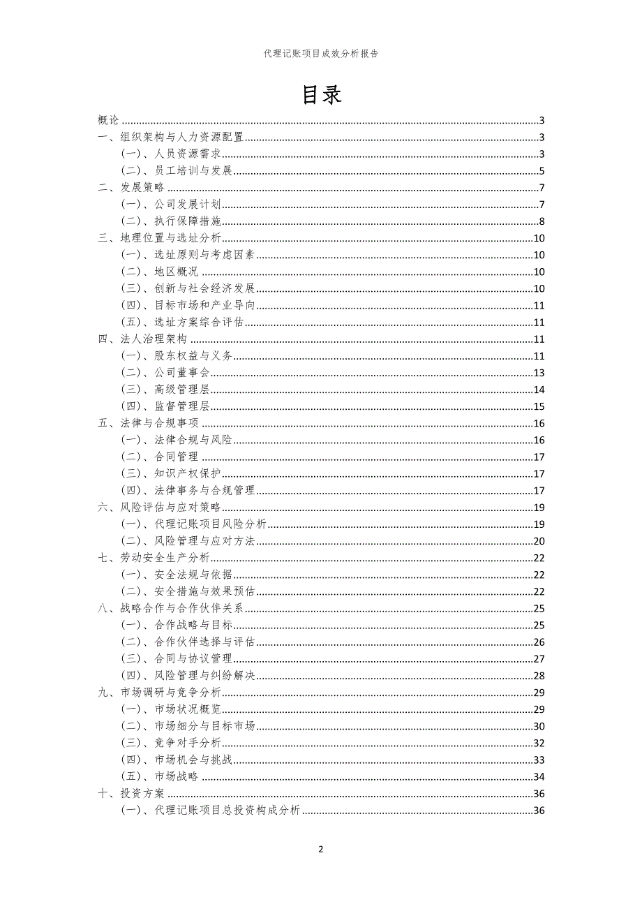 代理记账项目成效分析报告_第2页