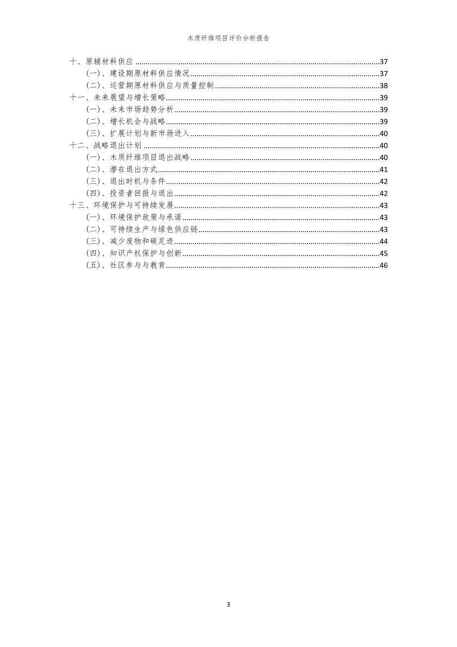 木质纤维项目评价分析报告_第3页