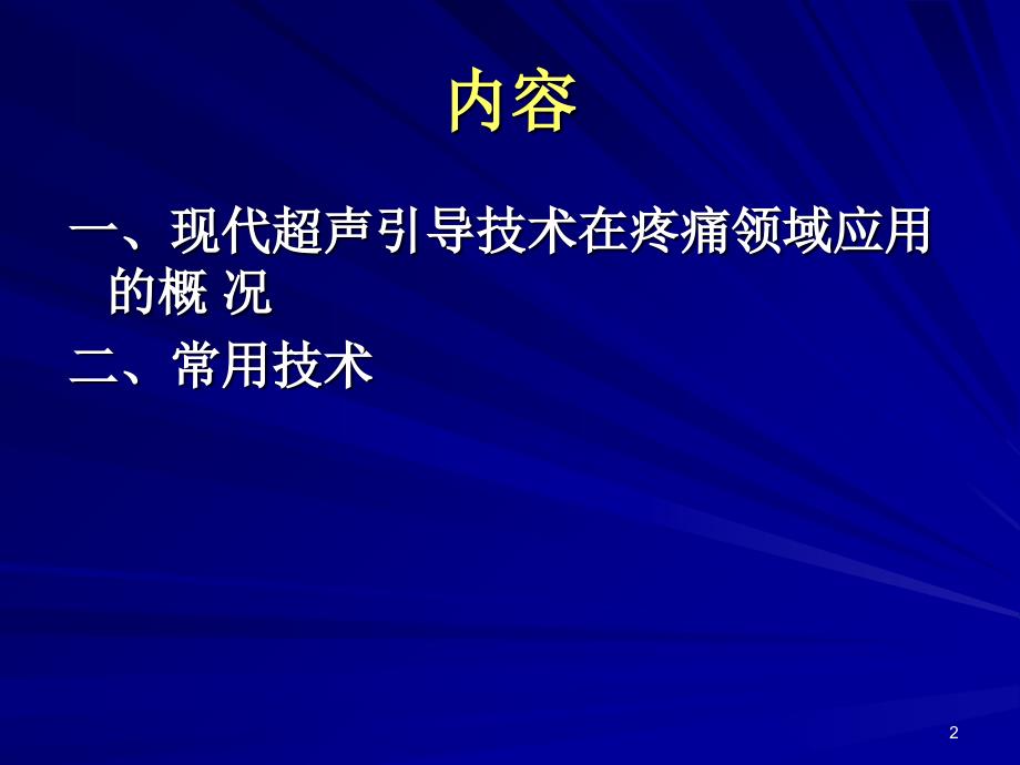 医学超声引导技术在疼痛领域的应用_第2页