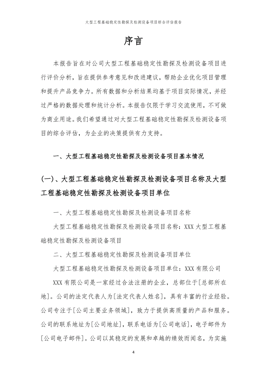 大型工程基础稳定性勘探及检测设备项目综合评估报告_第4页