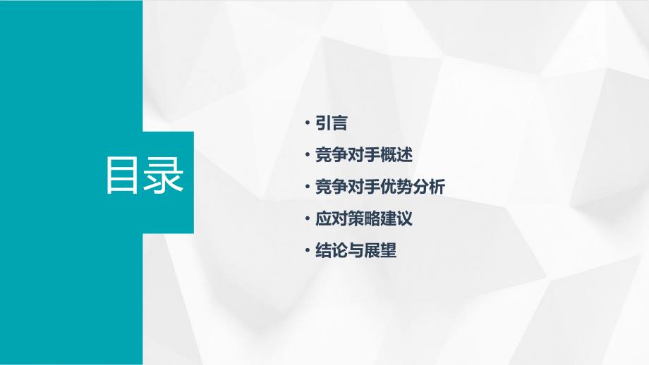 竞争对手分析报告：了解对手优势制定应对策略_第2页