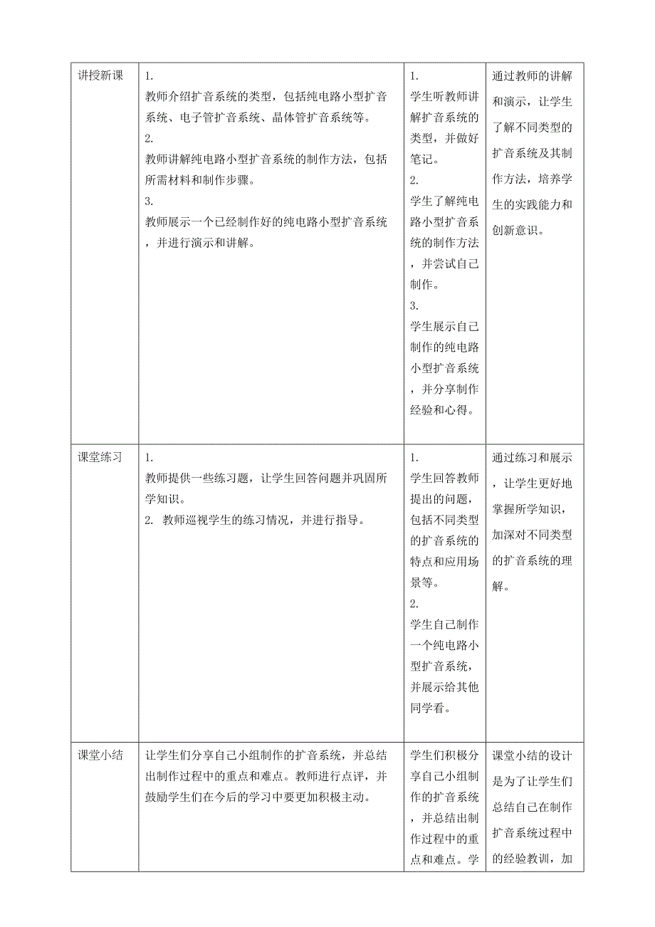 浙教版信息科技（2023）六下 第11课 身边的扩音系统 教案2_第2页