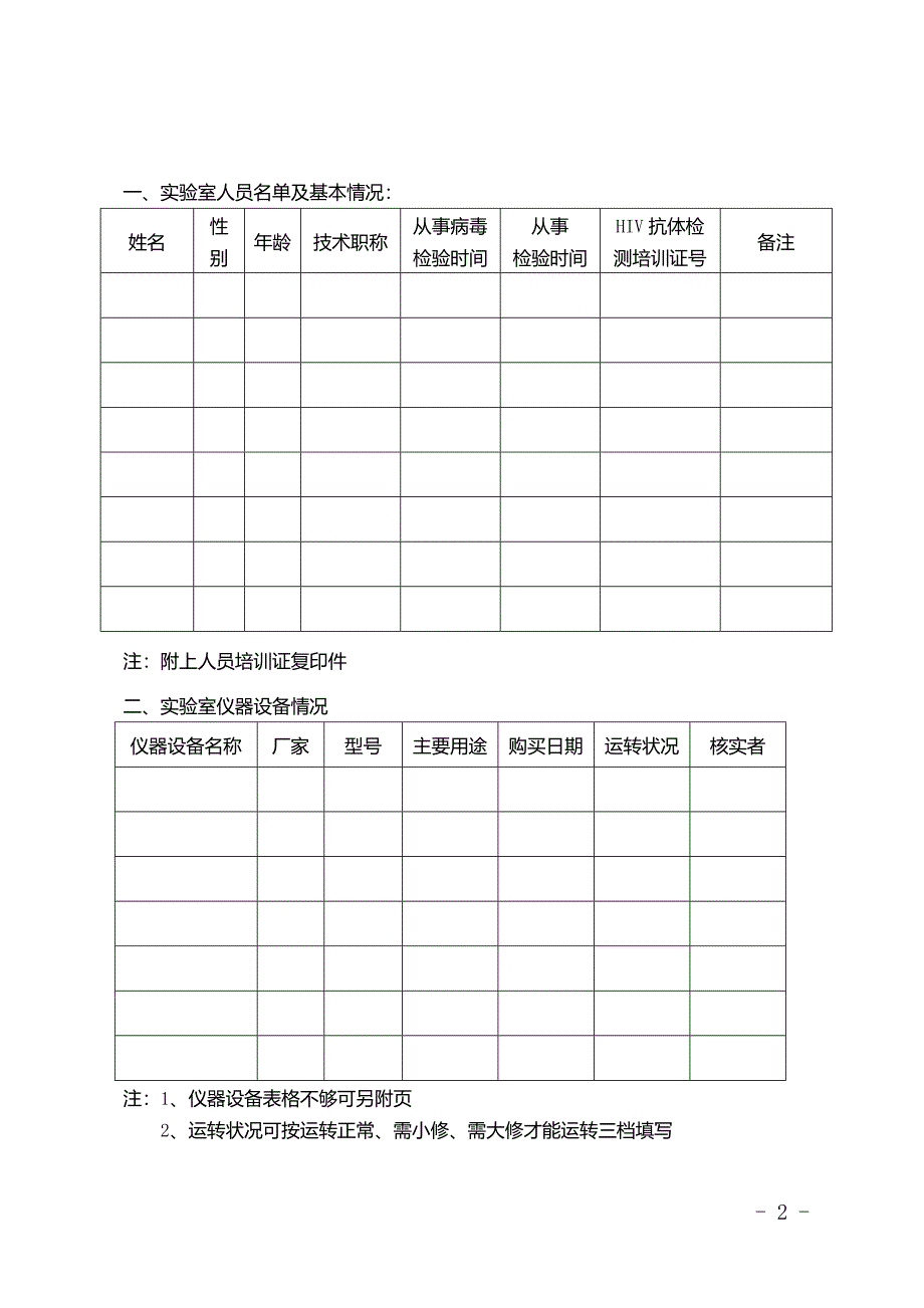 艾滋病检测点资格申请表_第2页