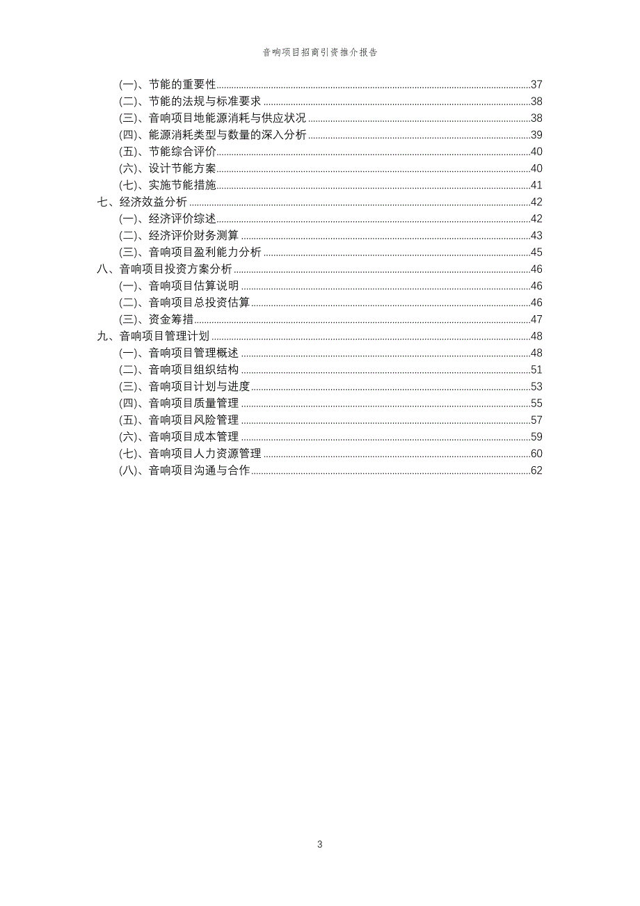 音响项目招商引资推介报告_第3页