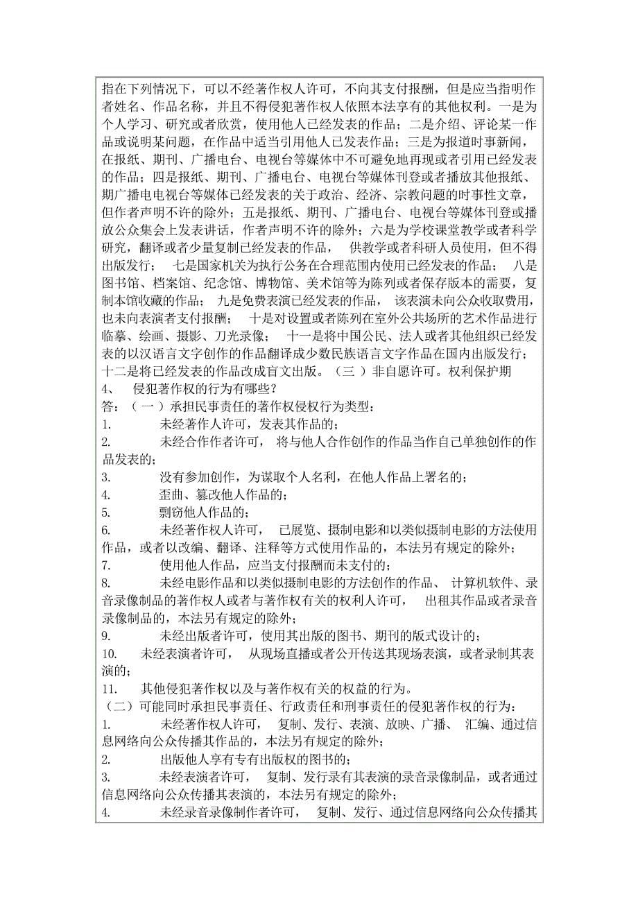 知识产权法复习题及答案试题_第5页