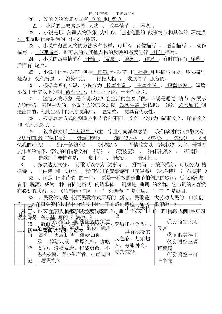 中考文学常识复习 2中考_第3页