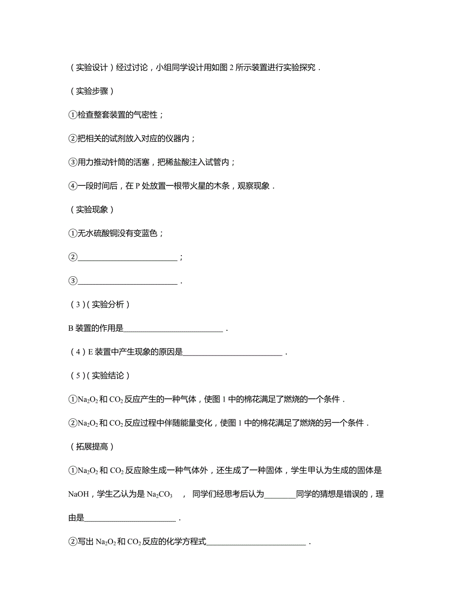 2022年中考化学实验探究题专练13有关新物质的实验探究题(学生版)_第4页