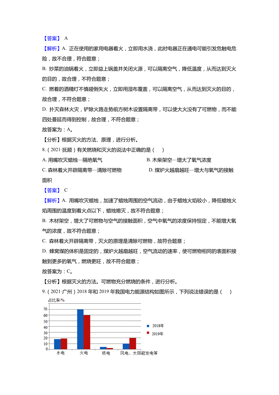 中考化学一轮复习满分中考帮-第七单元《燃料及其利用》必刷题精练(解析版)_第4页