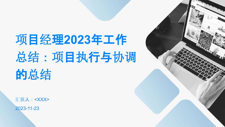 项目经理2023年工作总结：项目执行与协调的总结_第1页