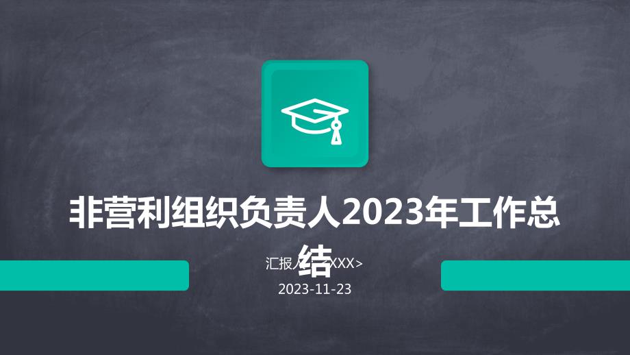 非营利组织负责人2023年工作总结_第1页