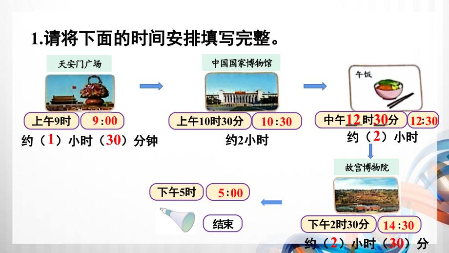 人教版新插图小学三年级数学下册第6单元《练习十七》课件_第2页