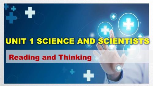 【课件】Unit+1+Reading+and+thinking+课件人教版(2019)选择性必修第二册