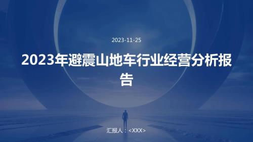 2023年避震山地车行业经营分析报告