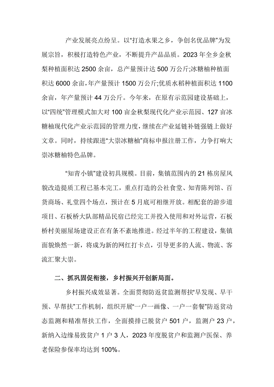 2023年乡村振兴招商引资工作回顾总结_第2页