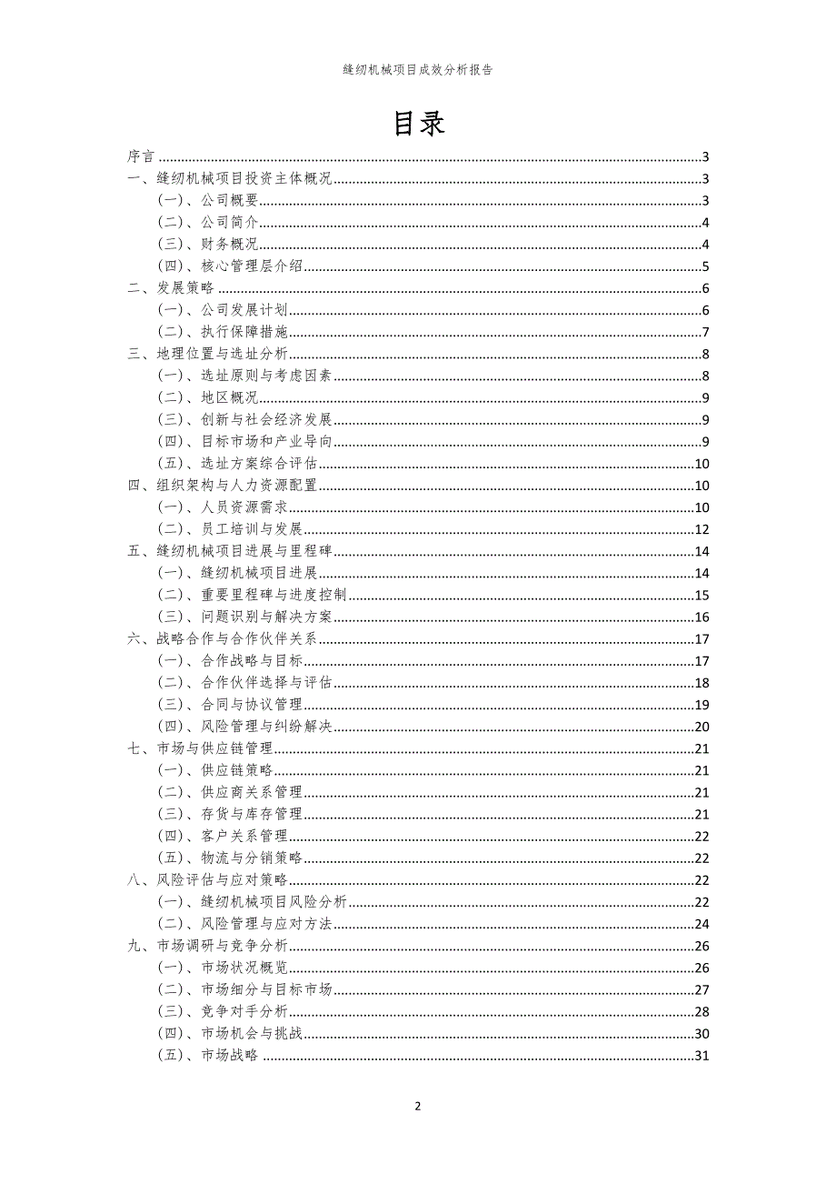 2024年缝纫机械项目成效分析报告_第2页