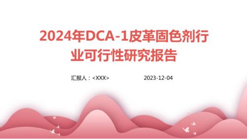 2024年DCA-1皮革固色剂行业可行性研究报告