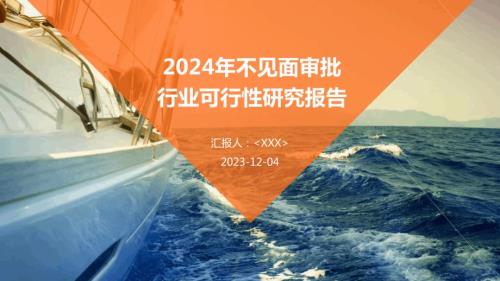 2024年不见面审批行业可行性研究报告