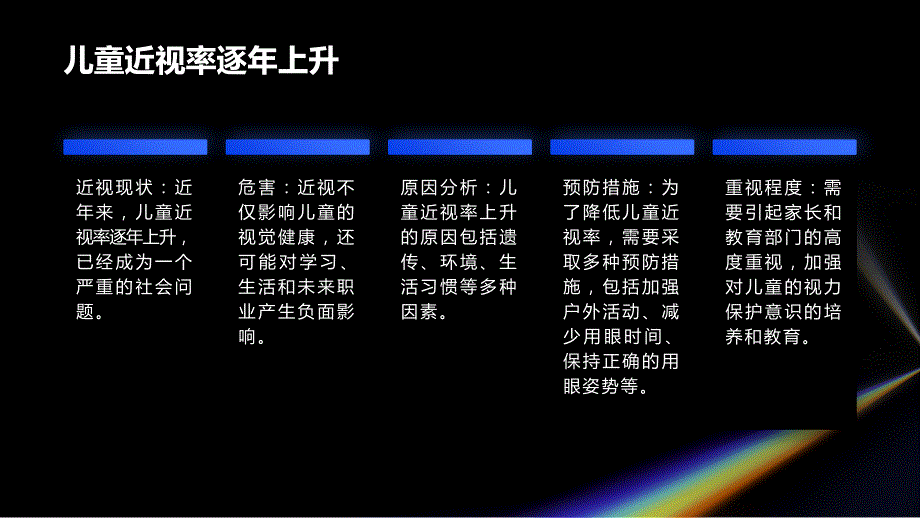 预防儿童近视保护视力知识介绍PPT模板_第4页