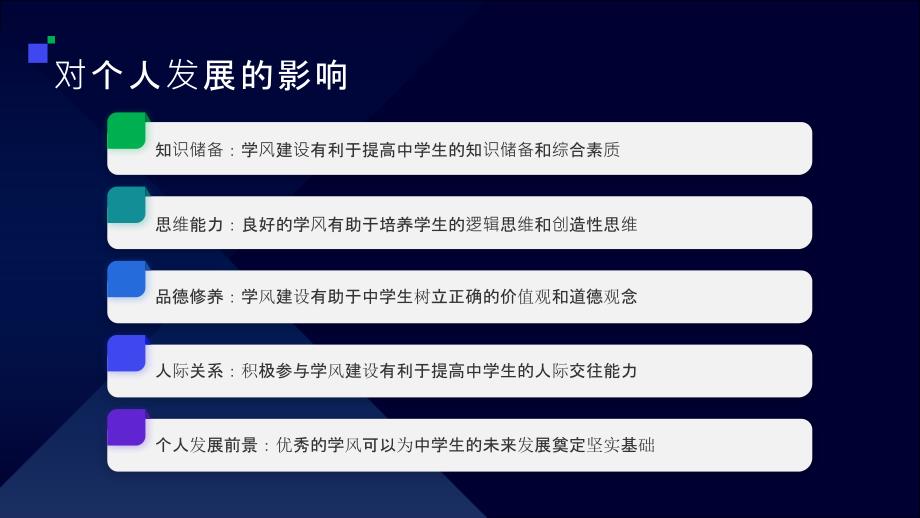 中学生学风建设主题班会PPT模板_第4页