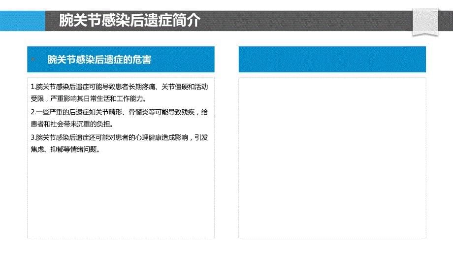 腕关节感染后遗症的研究_第5页