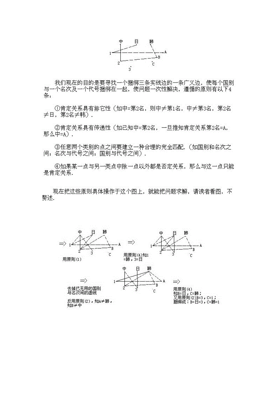 小学六年级下册数学思维拓展知识点讲解第8课《图论中的匹配与逻辑推理问题》试题【含答案】_第4页