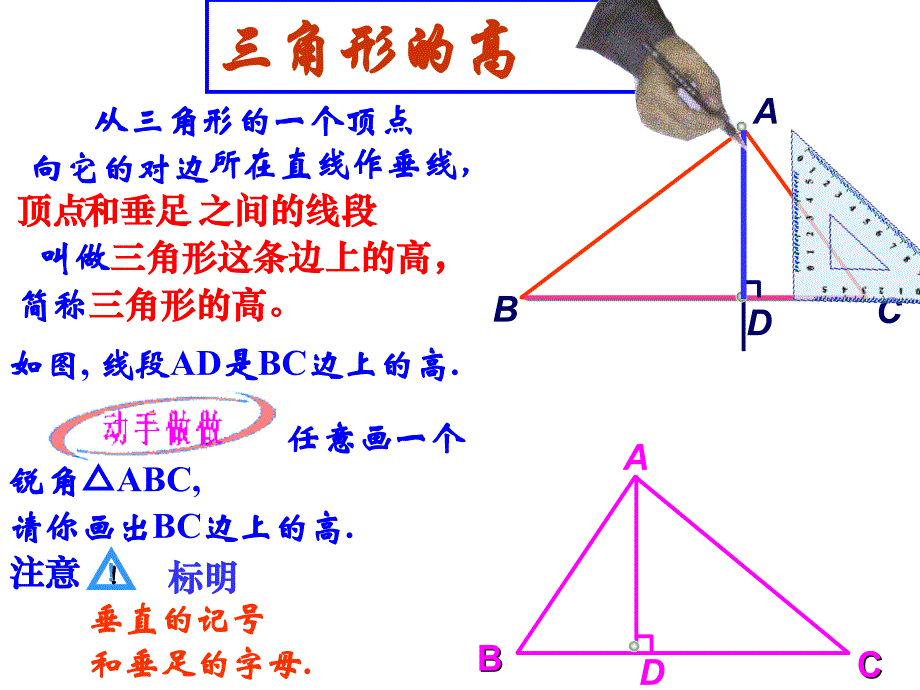 《三角形的高、中线与角平分线》PPT课件1-八年级上册数学人教版_第4页