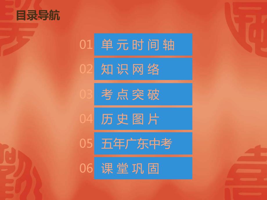 中考历史一轮复习讲解课件：第五部分 第一单元 步入近代、资本主义制度的初步确立（含答案）_第2页