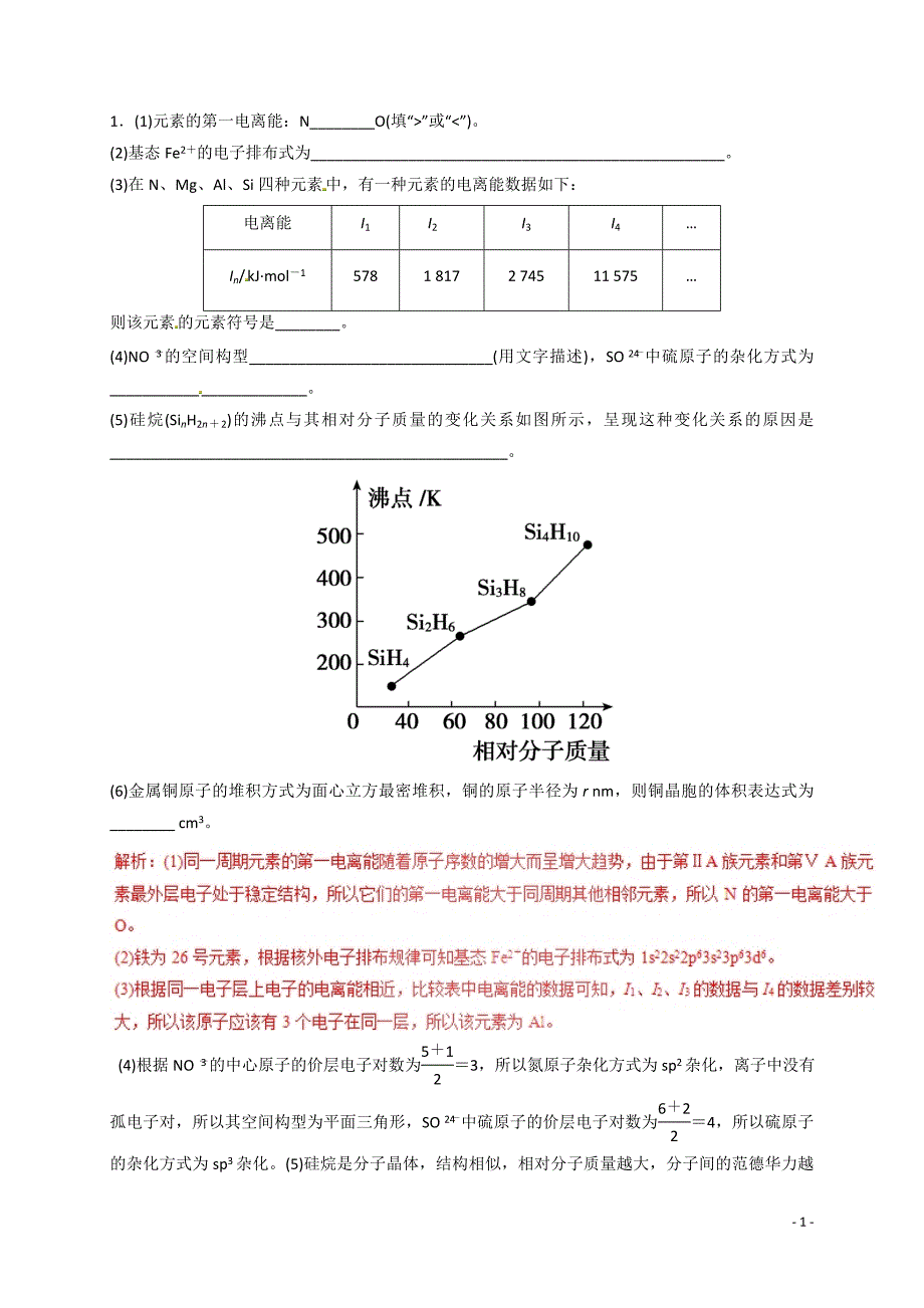 高考化学二轮复习专题21 物质结构与性质_第1页