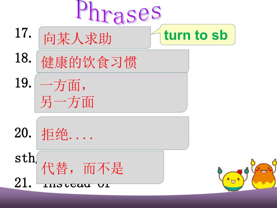 Unit+2+Topic+2+-3+Phrases 仁爱版八年级英语上册_第4页