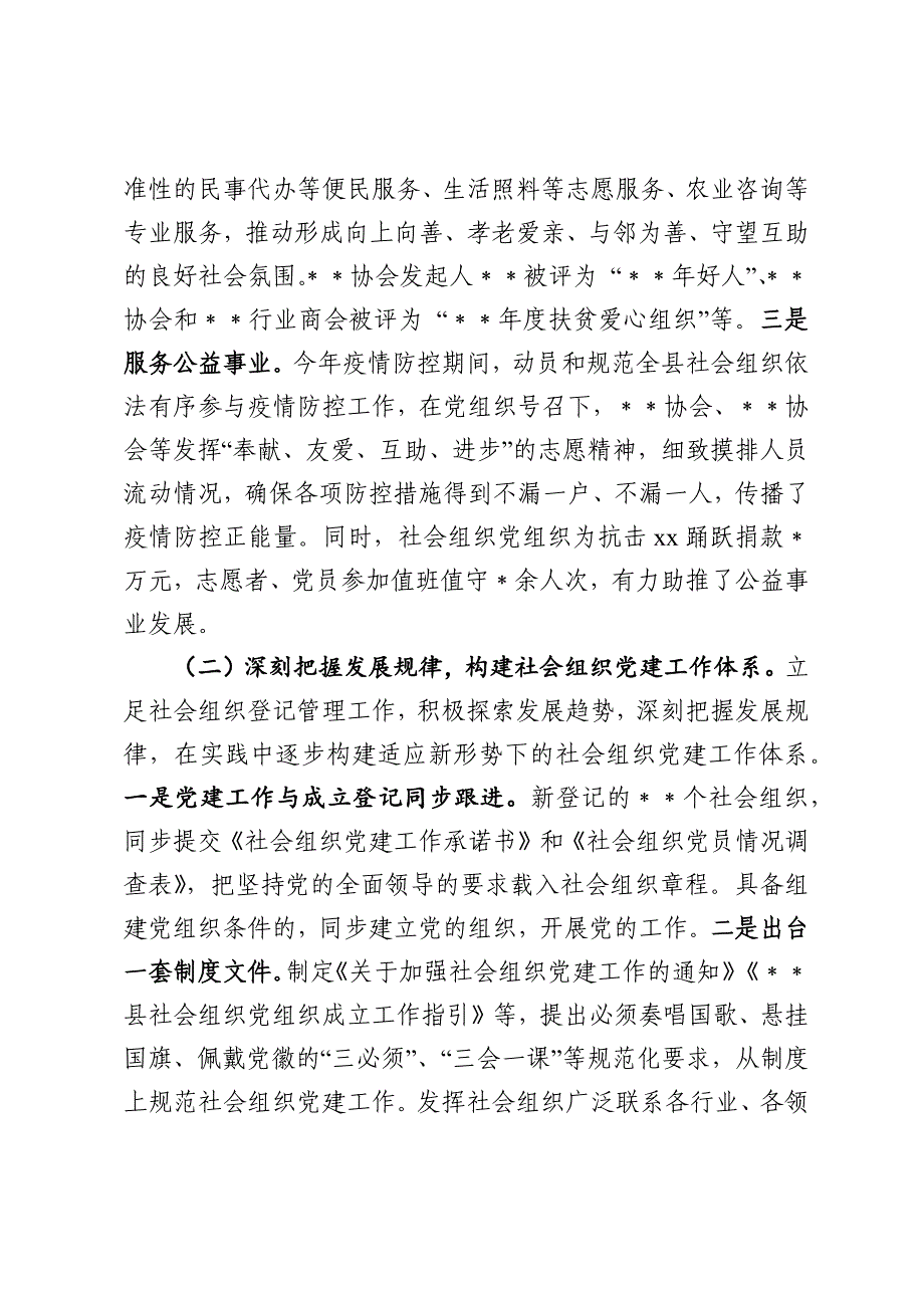 全县社会组织2024年度党建工作总结_第2页