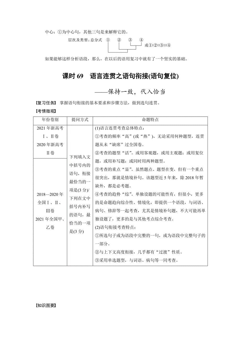 高考语文一轮复习课时练习 板块8 第2部分 语言应用 课时69（含解析）_第5页