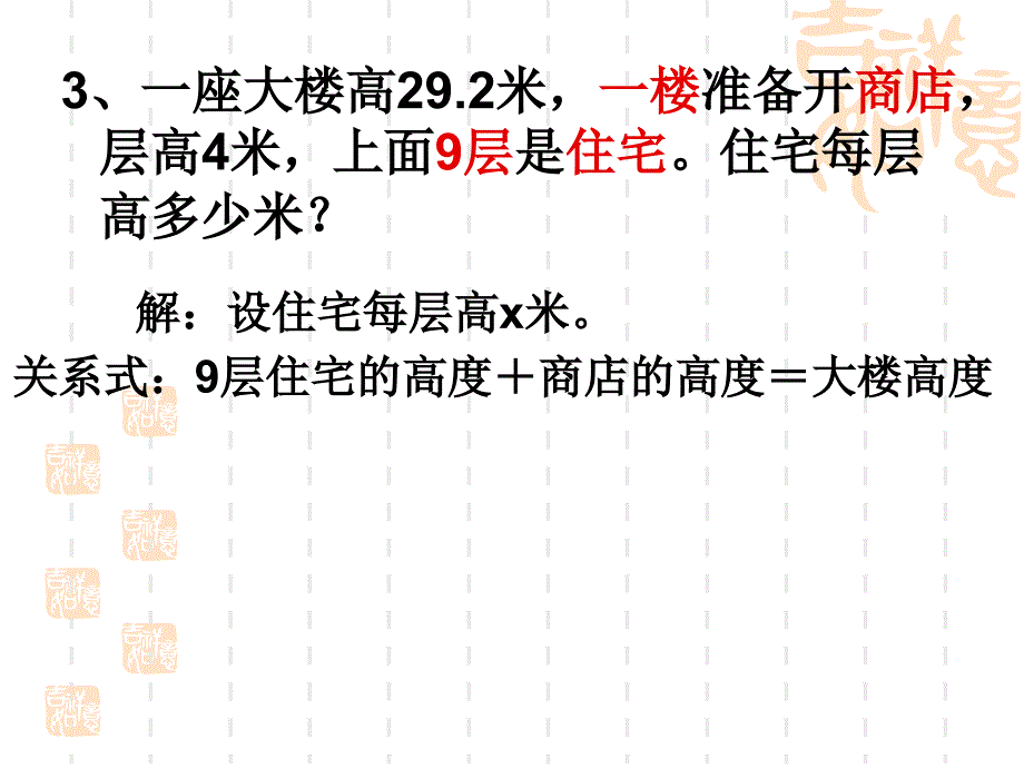 小学数学五年级——简易方程解决问题_第3页